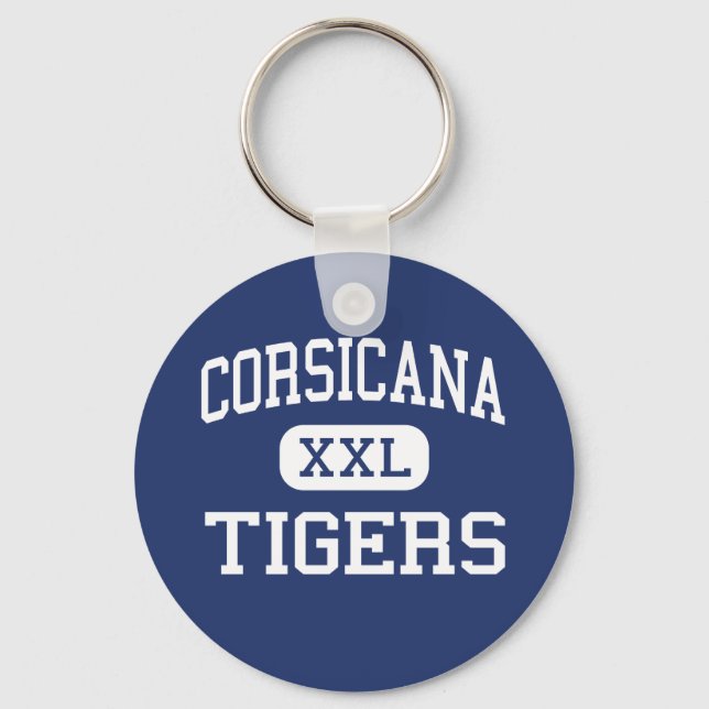 Llavero Corsicana - Tigres - Secundaria - Corsicana Texas (Anverso)