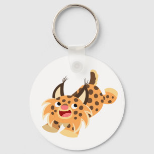 Llavero Corta Personalizado Prankish Bobcat Keychain