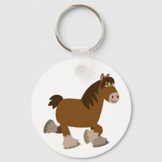 Llavero Corta trote Personalizado Shire Horse Keychain