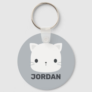 Llavero Cortar gato con nombre personalizado