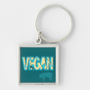 Llavero Corte de papel vegano