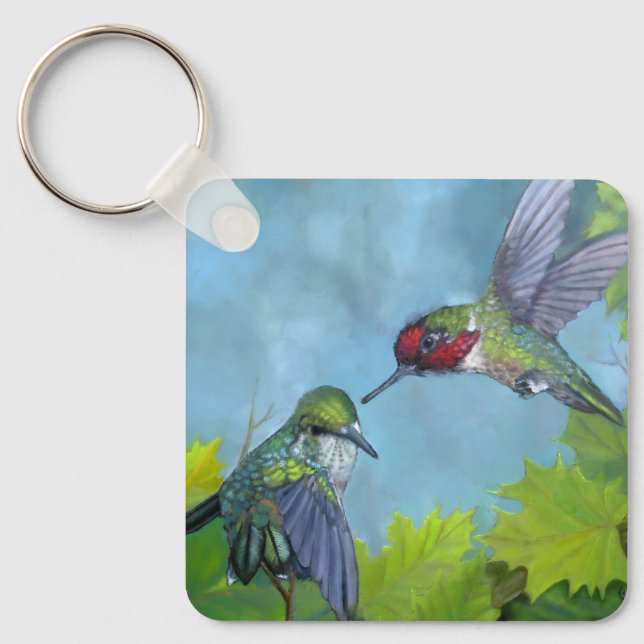 Llavero Cortejo Colibrí (Anverso)