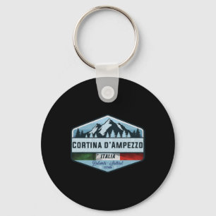 Llavero Cortina D Ampezzo Italia Italia vintage esquí esqu