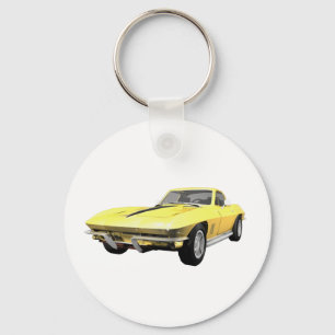 Llavero Corvette 1967: Fin amarillo