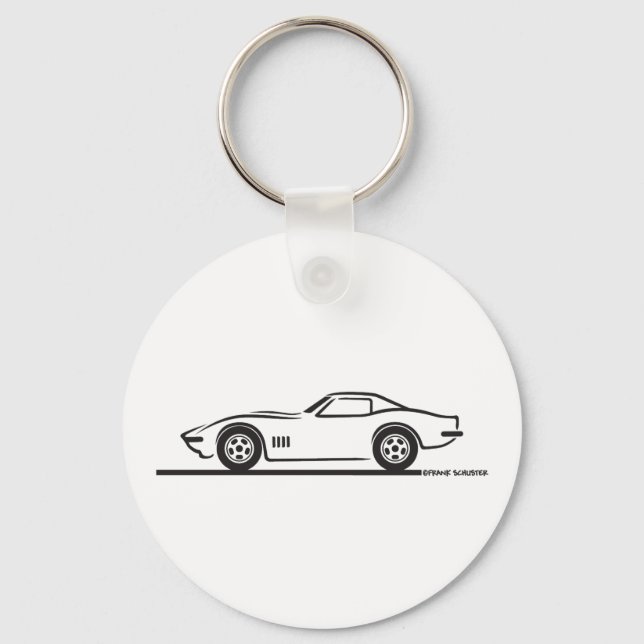 Llavero Corvette 1968-69 (Anverso)
