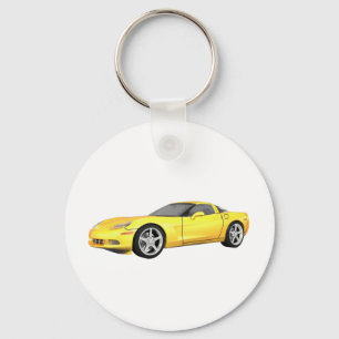Llavero Corvette 2008: Coche de deportes: Final amarillo:
