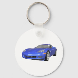 Llavero Corvette 2008: Coche deportivo: Blue Finish: