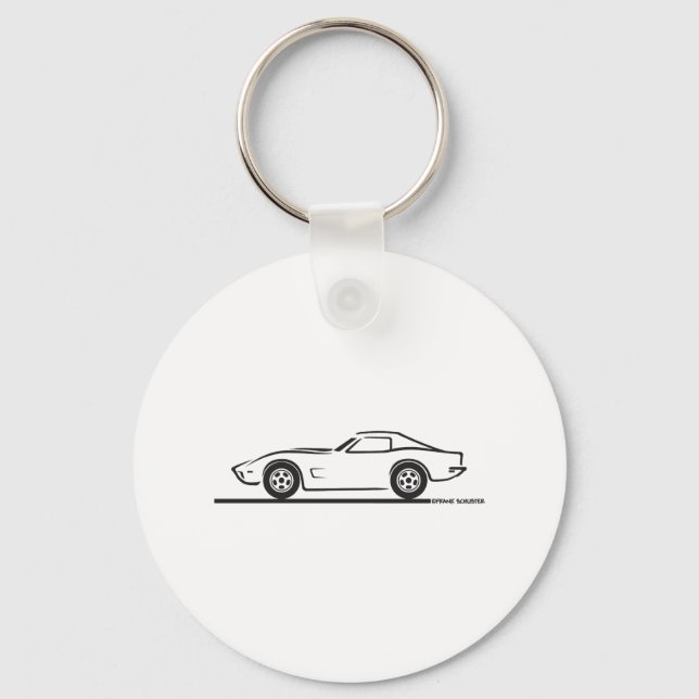 Llavero Corvette en 1973 (Anverso)