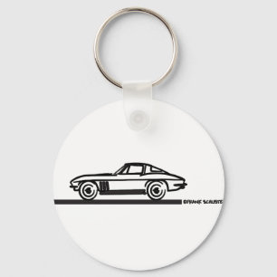 Llavero Corvette Stingray Split Blk