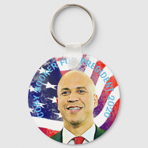 Llavero Cory Booker para el parachoque de las elecciones p