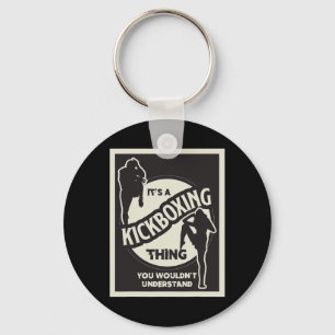 Llavero Cosa de Kickboxing que no entenderías Regalo de ar