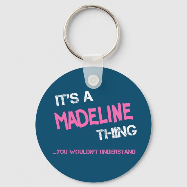 Llavero Cosa de Madeline que no entenderías (Anverso)