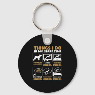 Llavero Cosas Que Hago En Mi Mini Schnauzer En Tiempo De R