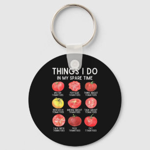 Llavero Cosas que hago en mi tiempo libre Tomates Jardiner