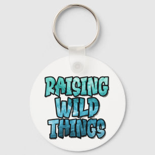 Llavero Cosas salvajes, graffitis divertida de padres