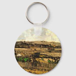 Llavero Cosecha en Provenza Montmajour por Vincent van Gog