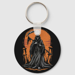 Llavero Cosechador de Almas de Dibujos Animados en Cemente