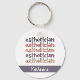 Llavero Cosmetólogo estético personalizado