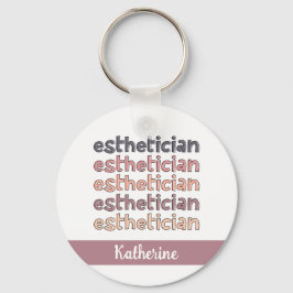 Llavero Cosmetólogo estético personalizado