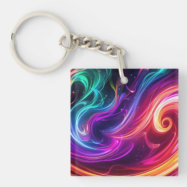Llavero Cosmic Flowing Swirls (Frente)