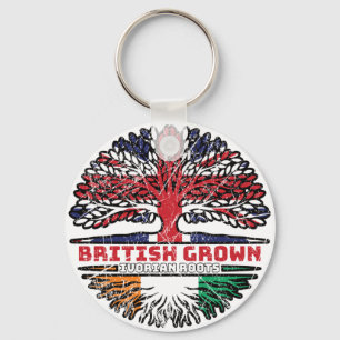 Llavero Costa de Marfil Costa de Marfil Bandera de raíces 