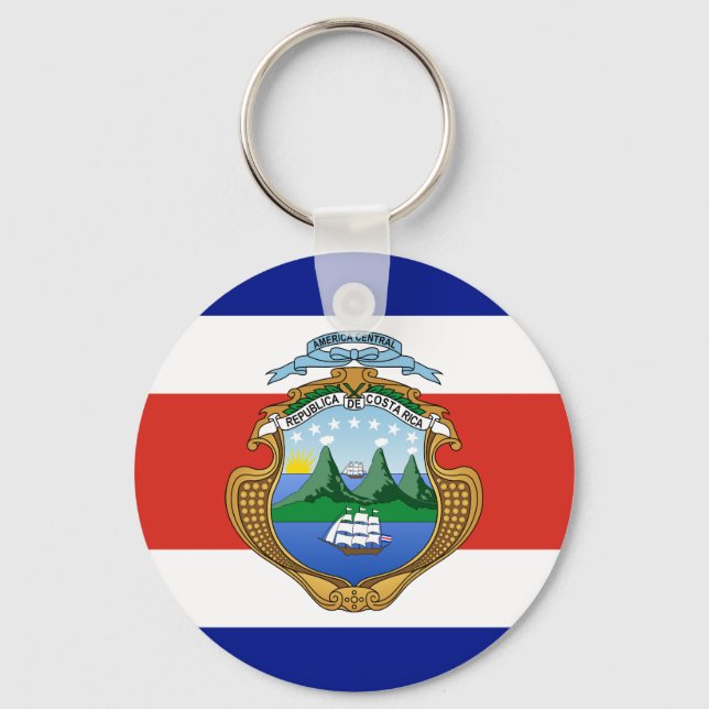 Llavero Costa Rica (escudo de armas/bandera) (Anverso)