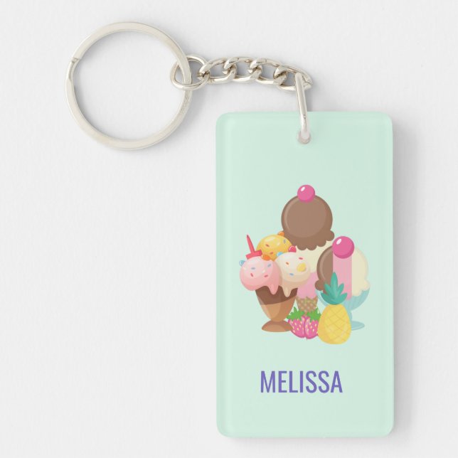 Llavero Costas de helado con rociadores (Frente)