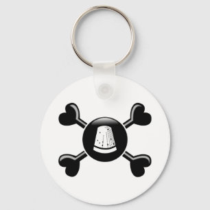 Llavero Costura de la bandera pirata