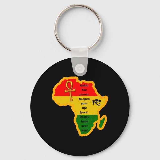 Llavero cota africana de junenth ankh wer (Anverso)