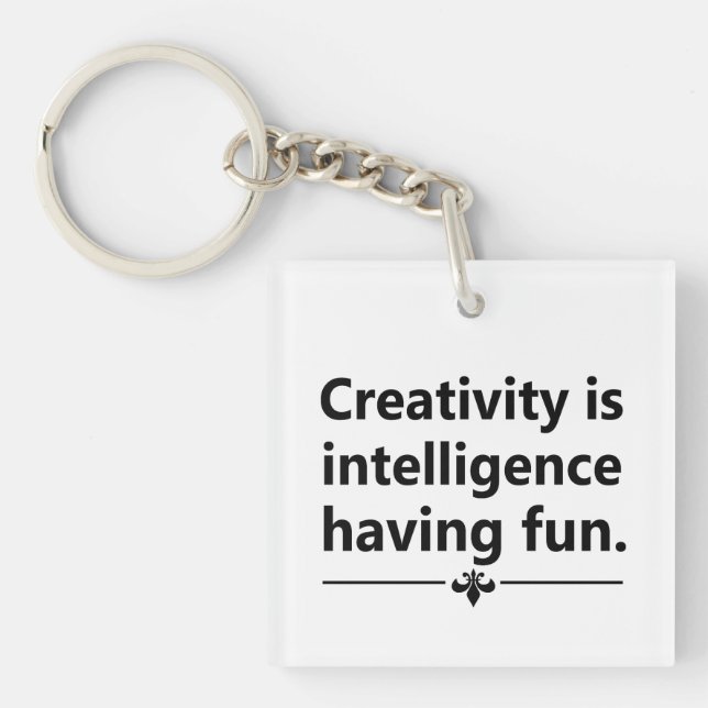 Llavero Cotización de la vida motivadora (Frente)