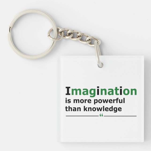 Llavero Cotización de la vida motivadora (Frente)