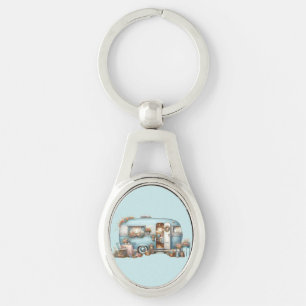 Llavero Cottagecore Floral Vintage Accesorios Boho Caravan