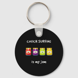 Llavero Couch Surfing Es Mi Pasatiempo Favorito Frase De J