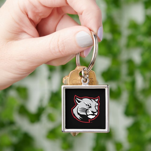 Llavero Cougars de SIUE (Mano)
