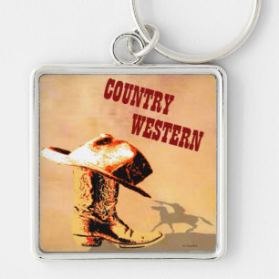 Llavero Country Western Keychain