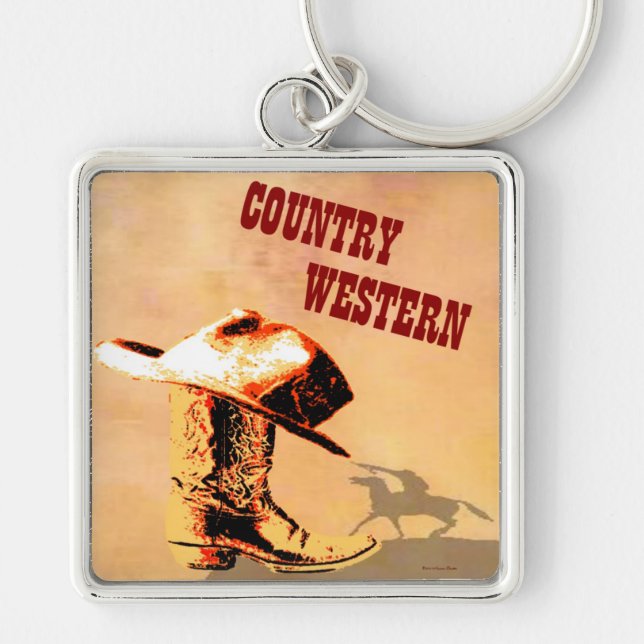 Llavero Country Western Keychain (Frente)