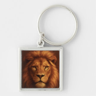 Llavero Courage & Faith Lion keychain