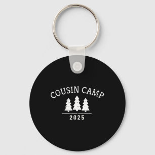 Llavero Cousin Camp 2025 Arte Mínimalista de Árbol Diversi