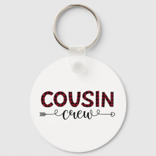 Llavero Cousin Crew Buffalo Plaid Pattern Christmas