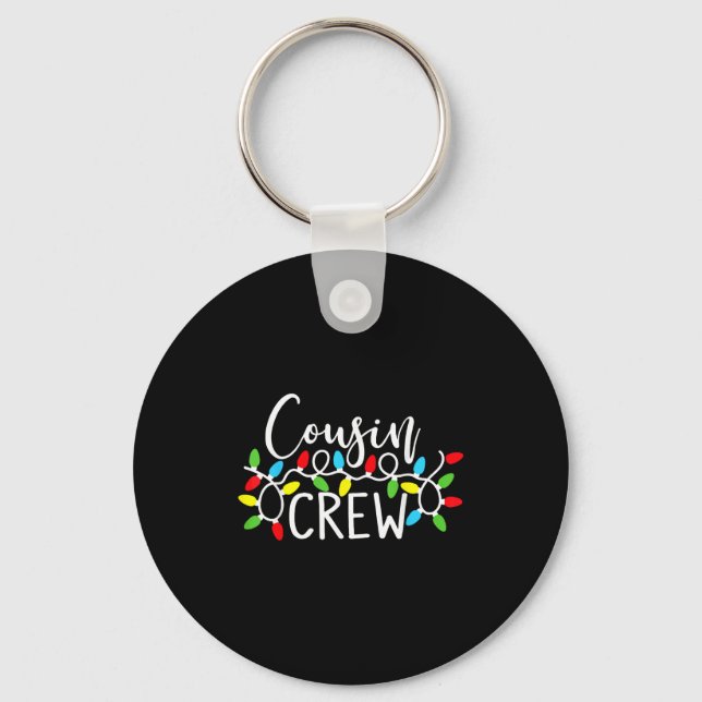 Llavero Cousin Crew Christmas Kids Cousins Christmas Crew  (Anverso)