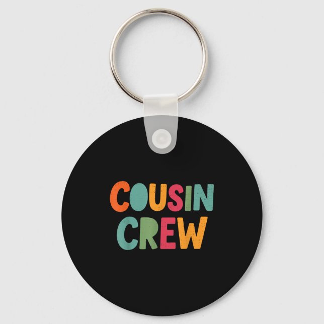 Llavero Cousin Crew Family Matching Funny Cousin Team Girl (Anverso)