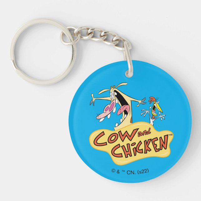 Llavero Cow and Chicken Logo Graphic (Frente)