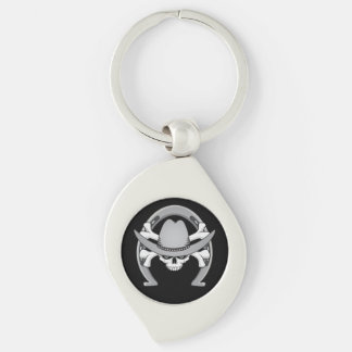 Llavero Cowboy Skull Horseshoe