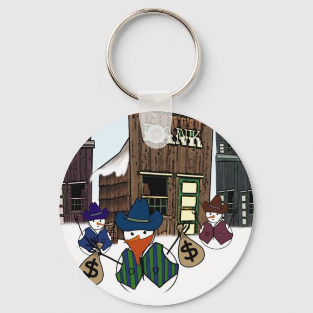 Llavero Cowboy Snowman Bandit (Anverso)