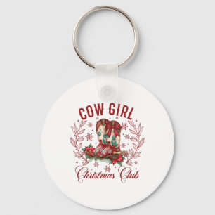 Llavero Cowgirl Boots Coquette Xmas Bow Western Howdy Chri