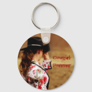 Llavero Cowgirl Forever Keychain