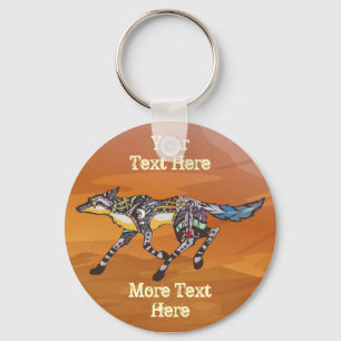 Llavero Coyote el trickster Keychain