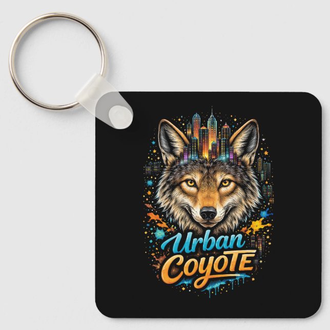 Llavero Coyote Urbano (Anverso)