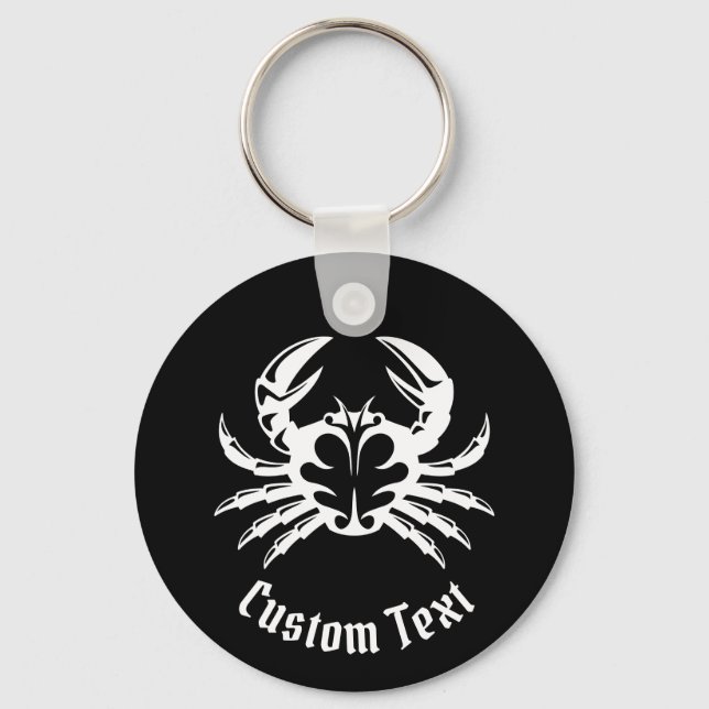 Llavero Crab White Keychain (Anverso)