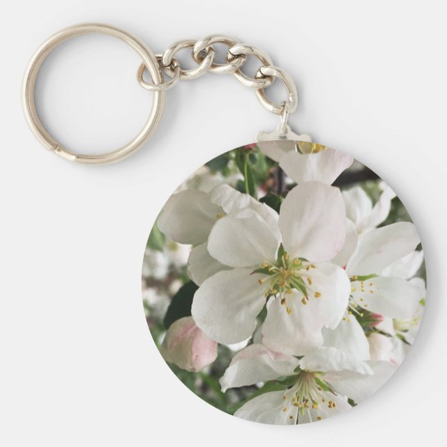 Llavero Crabapple floreciente (Frente)